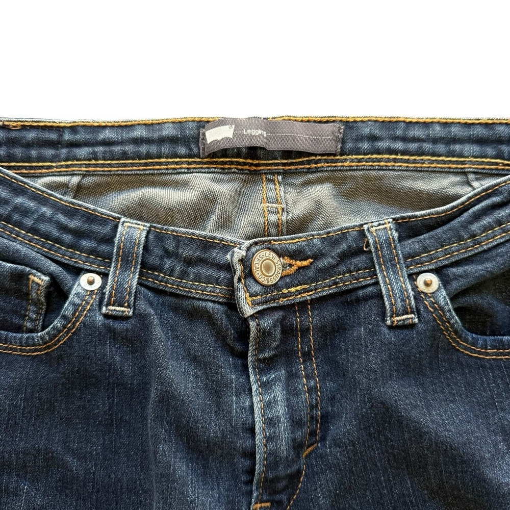Levi's Women's Legging Dark Wash Skinny Stretch Jeans W29 Medium Wash - Picture 3 of 7